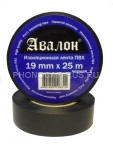 111102 АВАЛОН Изоляционная лента (изолента ПВХ 19х25х0.13 черная)