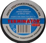 111359 IZ 1510FR TERMINATOR изолента ПВХ, черная; 15ммх10м, толщина 0,13 мм.