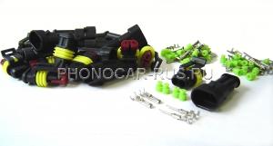 Комплект для создания герметичных разъемов "мама"+"папа", WH-2P-KIT, 2Pin