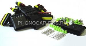 Комплект для создания герметичных разъемов "мама"+"папа", WH-6P-KIT, 6Pin