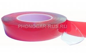 AFT3805/A10T 5M   Скотч двухсторонний прозрачный, 38ммх5м, толщина 1мм,