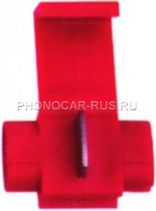 Коннектор Гильотинного типа, красный, сеч. провода 0,5-1,5 мм.2