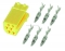 Комплект Mini-ISO коннектора (желтый)