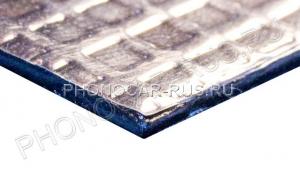 Вибропласт Silver Шумоизоляция STP 0,53х0,75 , фольгированный 2,0 мм.