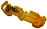 90813 Коннектор Гильотинного типа, желтый, сеч. провода 2,5-6 мм.2