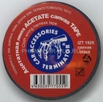 IZT1925 canvas black TERMINATOR, черная; 19ммх25м,ацетатная, 0,2 мм.