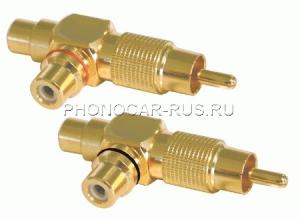 Разветвитель Y RCA 1 папа - 2 мама